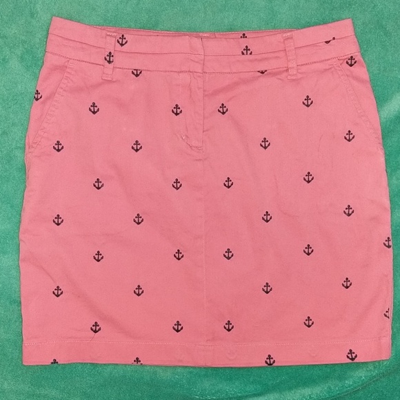 British Khaki Dresses & Skirts - ⭐BOGO⭐BRITISH KHAKI Embroidered Anchor Mini Skirt